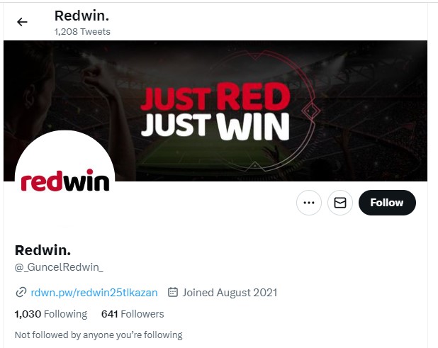 Redwin Twitter